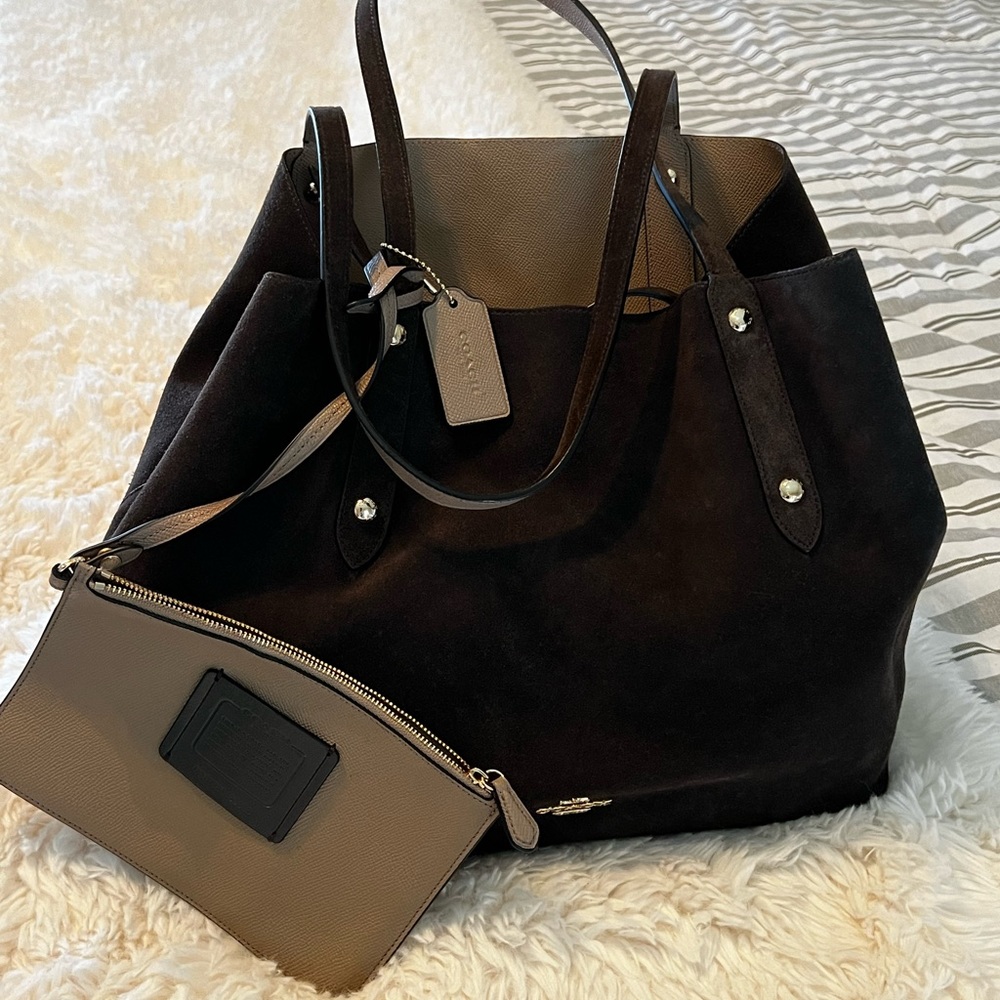 Reversible Coach Market Tote